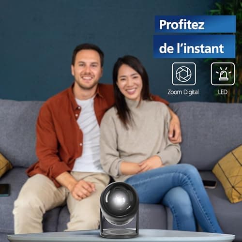 Philips Neopix 150 Home Cinema Projector, Full HD 1920 x 1080p, 180 Degree Rotating, LED Light Source, Mirror Mode, Wi-Fi 6, 2x3 Watt Stereo Sound, Black - Image 7