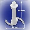 MONTERAL Knife BR 67050146 AS00004184 for Braun Electric Chopper Suitable for HC 4000/5000 Nozzle 10 Year Warranty - Image 3
