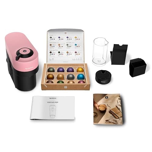 De'Longhi Nespresso Vertuo Pop Coffee Capsule Machine, Centrifusion Technology, 4 Cup Sizes, Set of 12 Capsules Included, Pink (ENV90.P) - Image 5
