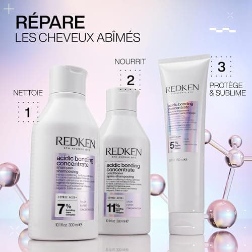 REDKEN - Deep Repair Conditioner for Very Damaged & Dry Hair - Immediate Hair Transformation - Citric Acid Bonding Treatment Complex - Acidic Bonding Concentrate - 300ml - Image 8