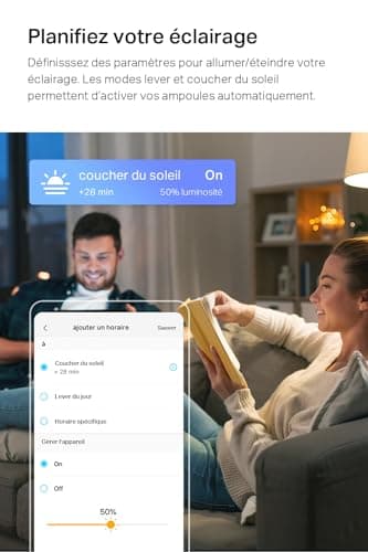 Tapo Ampoule Connectée WiFi, Ampoule LED E27 Blanc 4000K, Dimmable 8W 806Lm, Compatible avec Alexa et Google Home, Commande Vocale, Economie d'énergie, L520E - Image 7