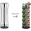 SEVENLINE Vertuo Coffee Pod Holder Compatible with Nespresso Vertuoline 20 Pods Holder for Vertuo Line Carousel Storage Holder 360 Degree Rotatable (Black) - Image 3