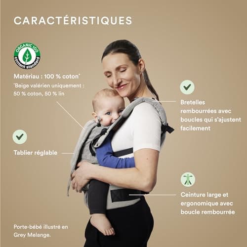 Stokke Limas Flex, Leopard Lilac (OCS) Baby Carrier with Full Loops, Three Carrying Options, Safe for Babies from 1 Month, 4 kg to 20 kg - Image 3