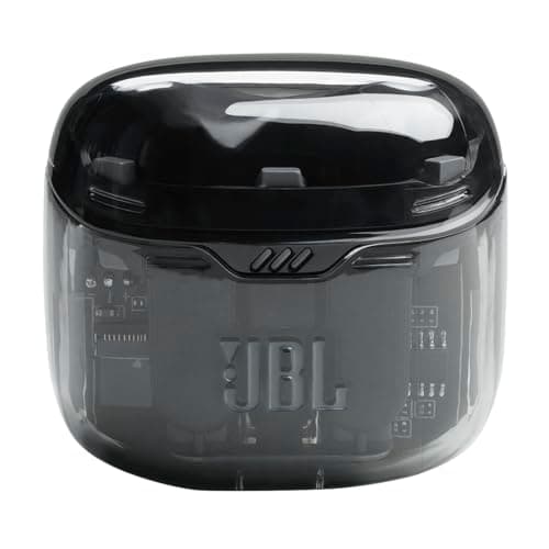 JBL Tune Flex Ghost Edition, Écouteurs sans fil Bluetooth, Son Pure Bass JBL, Réduction de Bruit Active et Smart Ambient, jusqu'à 32h d'autonomie, 4 micros et résistance IPX4, Black Ghost - Image 3