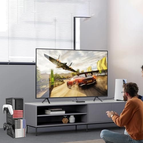 Storage Tower, Storage Tower for 24 Games, Storage Tower Compatible with PS5/PS4/Xbox Series X/Xbox One/Nintendo Switch - Image 6