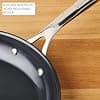 Jamie Oliver by Tefal Direct Cook, Frying Pan 24 cm, Stainless Steel Ceramic Non-Stick + Pan Protector, H880S234 - Image 7