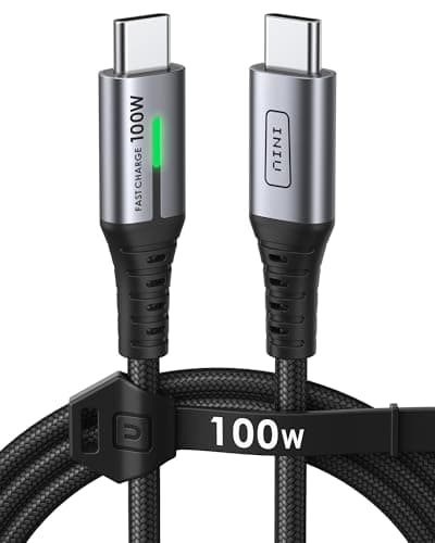 INIU USB C Cable, 1m 100W PD 5A USB C Cable Quick Charge QC 4.0 Charger Type C Nylon Braided for iPhone 16 15 Samsung S23 Ultra iPad Air MacBook Pro Google Pixel 7 Xiaomi Switch PS5 etc. - Image 2