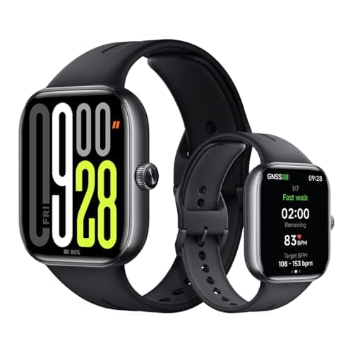 XIAOMI Redmi Watch 5-Montre Connectée, Suivi du Sport et Fitness, Ecran AMOLED 53mm, jusqu'à 24 Jours d'autonomie, 150+ Modes de Sport, Surveillance de la fréquence Cardiaque, Suivi du Sommeil, Noir - Image 3