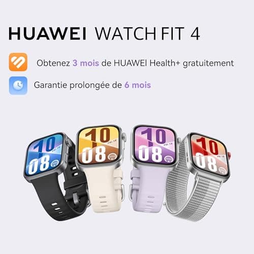HUAWEI Watch FIT 4 Smartwatch, 100+ Training Modes, Ultra-Slim, Activity Tracker, iOS and Android, Battery Life up to 10 Days, GPS, Extended 6 Months Warranty, Black - Image 4
