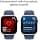Apple Watch Series 10 [GPS, 46mm] - Silver Alluminum Case with Blue Denim Sports Strap, One Size (Refurbished) - Image 6