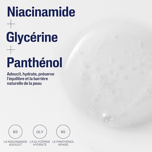 Cetaphil Gel nettoyant visage 237ml, pour peaux sensibles mixtes à grasses, nettoyant visage femme et homme, à base de Niacinamide, Panthénol et glycérine - Image 8