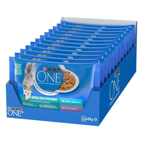 Purina ONE Cat Thinned in Sauce Meal for Adult Cats Calf/Tuna 4 x 85g - Image 6