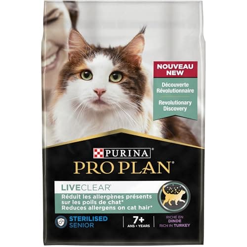 PURINA PRO PLAN | Liveclear | Senior Cat | Sterilized | Rich Turkey Dry Food | Actively Reduces Allergens in Cat Hair 2.8 kg - Image 3