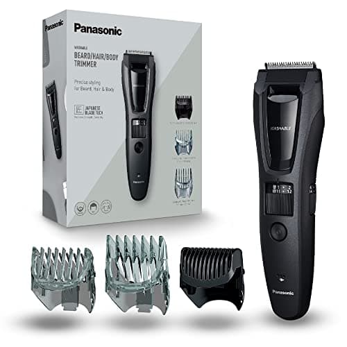 Panasonic ER-GB62-H503 Beard Trimmer for Men, Hair and Body Trimmer for Men, Portable Waterproof Wireless, 39 Adjustable Lengths, 3 Accessories, Wired or Wireless, Matte Grey - Image 3