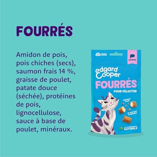 Edgard & Cooper Cat Treats, Salmon Filled (1x60g), Rich in Fresh Meat, Grain Free, Less than 2 kcal, Natural Ingredients, No Sugar Added - Image 6