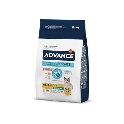 Advance Cat Adult Sensitive Sterilized - Dry Food for Adult Cats Sterilized with Digestive Sensitivities to Salmon - 10 kg - Image 3