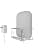 Google Nest Audio Wall Mount Bracket with Built-in Cable Management, No Screws Needed, Speaker Accessories (Transparent, JG02Y) - Image 5