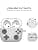 AhaStyle AirPods 4 Case (2024) with Retro Game Console Cleaning Kit for AirPods 4th Generation Soft Silicone Protective Cover for Apple AirPods 4 2024 Charging Case (Light Grey) - Image 4