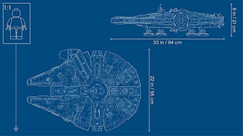 Star Wars LEGO Millennium Falcon Ultimate Collector Series 75192 - Image 6