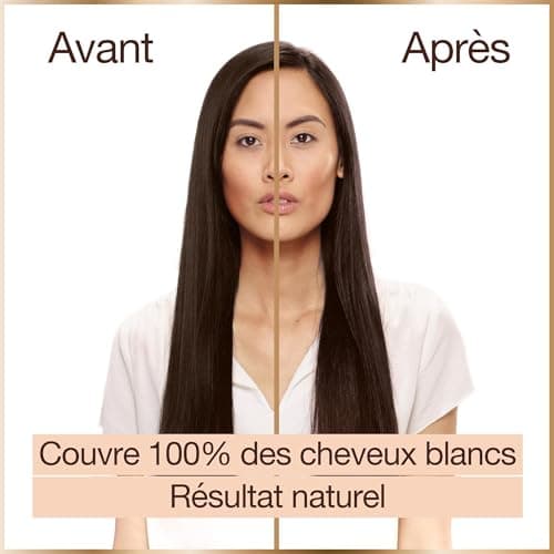 Garnier - Coloration Permanente - Sans Ammoniaque - 90% d'Ingrédients d'Origine Naturelle et Formule Vegan - Beurre de Karité - 100% Couverture Cheveux Blancs - Châtain Foncé Myrtille (3.12) - Good - Image 5