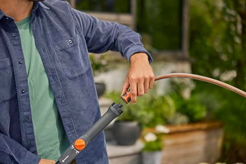 Gardena Telescopic Water Flow Handle M - XL: Water Conductive Cleaning Handle 155-260 cm, Aluminium, for Remote Areas, Original Gardena System (18804-20) - Image 6