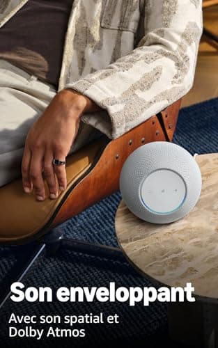 Amazon Echo Studio (newest gen), compact design, immersive spatial audio and Dolby Atmos, Graphite - Image 4