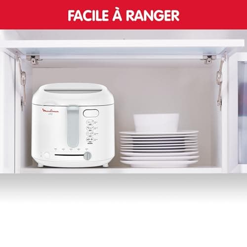 Moulinex Electric Deep Fryer, 1kg Capacity, 4 Persons, Compact Fryer, Easy Storage, Draining Position to Decrease Oil Quantity, Control Window, AF203110 - Image 5
