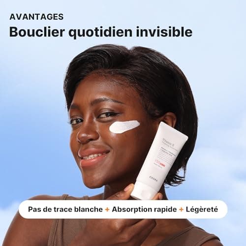 COSRX Vitamin E Vitalizing Creme Solaire Visage SPF 50, hydratant SPF, léger sous maquillage, essentiels de voyage, essentiels d'été, Crème solaire coréenne, skincare coreen,1,69 fl oz - Image 5