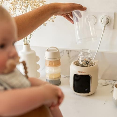 BÉABA, Baby Bottle Warmer/Sterilizer, Breast Milk Heater, Multi-Functions: 5 Modes, Bain-Marie, Heater Small Pots, Defrosting, Quick Mode, Sterilisation Mode, Multi Milk, Clay - Image 8