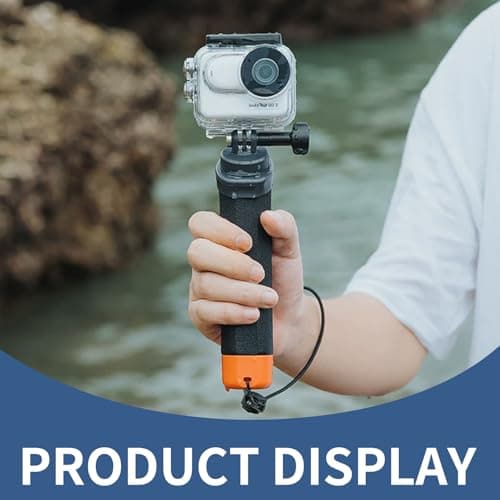 Floating Handle for Sports Camera, Diving Waterproof Handler with Wrist Strap and Elastic Rope Anti-Lost for Go Pro Hero 13/12/11/10/9/8/7/6 insta360 DJI Osmo and Other Action Cameras - Image 6