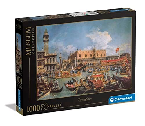 Clementoni - Museum Collection Canaletto, Return of Bucentaur at The Molo on Ascension Day-1000 Pieces-Puzzle, Adult Entertainment-Made in Italy, 39764 - Image 2