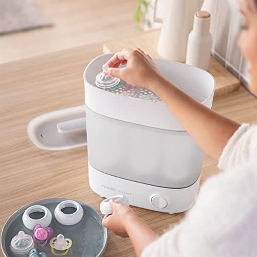 Philips Avent Quick and Simple Electric Bottle Warmer (Model SCF358/00) & Philips Avent Sterilizer (Model SCF291/00) 1 Unit (Pack of 1) - Image 8