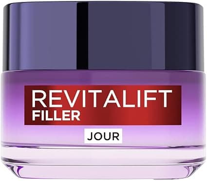L'Oréal Paris - Revolumising Anti-Aging Care - Anti-Wrinkle & Volume Day Cream - Hydration & Firming - Enriched with Hyaluronic Acid - For All Skin Types - Revitalift Filler - 50 ml - Image 1