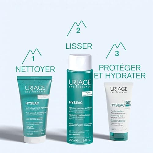 Uriage Hyseac Mattifying Fluid SPF50+ – Absorbs Excess Sebum, Mattes and Moisturizes – Protects against UVA/UVB Rays to Prevent the Bounce Effect – Lightweight and Non-Sticky – Combination to Oily Skin – 50 ml - Image 7