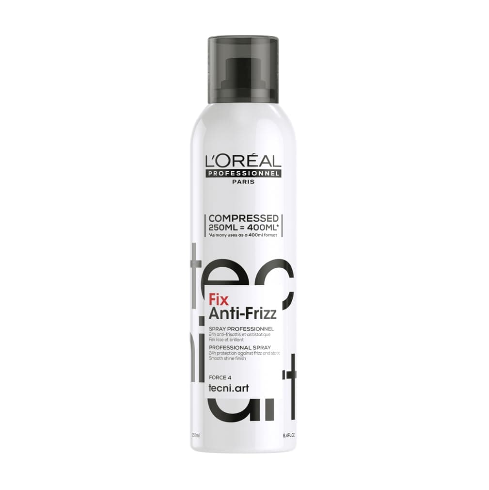 L'OREAL PROFESSIONNEL - Spray Coiffant Fix Anti-Frizz Tecni Art - Anti-Frisottis & Anti-Humidité - Fixation Forte 24h & Sans Résidus - Tous Types de Cheveux - 250 ml - Image 8