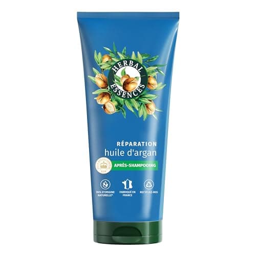 Herbal Essences Réparation Après-Shampoing Huile d'Argan 200ml Cheveux Abîmés. Nutrition Intense pour Cheveux Doux et Lisses. Ingrédients d'Origine Naturelle*, Végan et non Testé sur les Animaux - Image 3