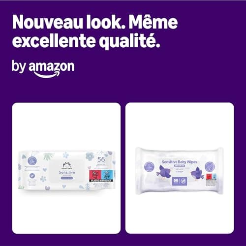 by Amazon Sensitive Baby Wipes, 1008 Wipes, Unscented, 18 Packs of 56 (Formerly Mama Bear Brand, Same Product) - Image 4