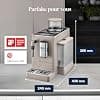 De'Longhi Rivelia - Perfetto Automatic Coffee Machine, Classic Milk Frother, 8 Saved Drinks, Colour Touch Screen, Interchangeable Coffee Bean Tank, Black (EXAM440.35.BG) - Image 4