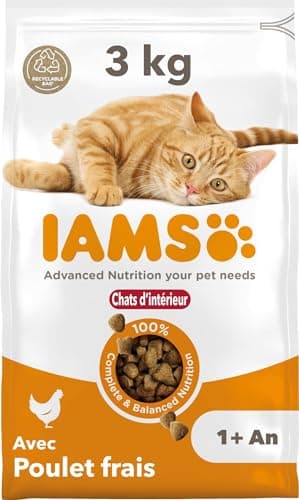 IAMS Advanced Nutrition Premium Dry Food for Indoor Cats – 100% Complete and Balanced – Tuna – Non-GMO Artificial Flavours – Resealable Bag 3 kg - Image 3