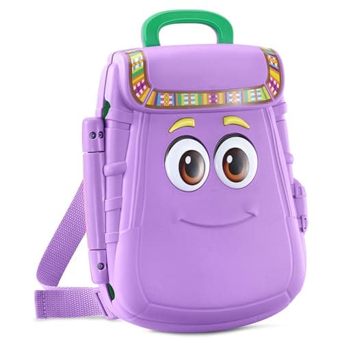 VTech - Dora The Explorer Educational Backpack - Sakado Magic Slate with interactive pen La Carte, 12 Dora Activities and Games - Gift for Children from 3 Years to 7 Years - Content in French and - Image 4