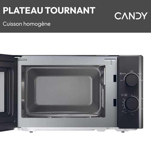 Candy Idea CMW20SMB Microwave Oven 700 W 20 L, Defrost Function, Turntable, Black - Image 6