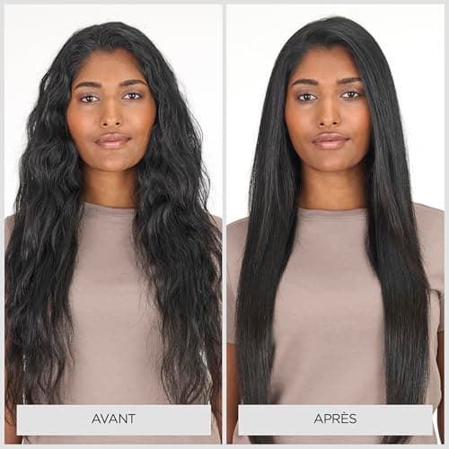 BaByliss Lisseur Cheveux Straight And Curl Brilliance-Plaques en titane, Ionique Anti-Frisottis,Chauffe rapide en 15 Secondes,Design métallique incurvé,5réglages de température jusqu'à 235°C,ST482E - Image 4