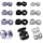 9 Pairs Silicone Eartips Replacement for Galaxy Buds Pro - Noise Cancelling Replacement Tips Compatible with Samsung Galaxy Buds Pro 3 Colors (S/M/L, GrayPurpleBlack) - Image 2