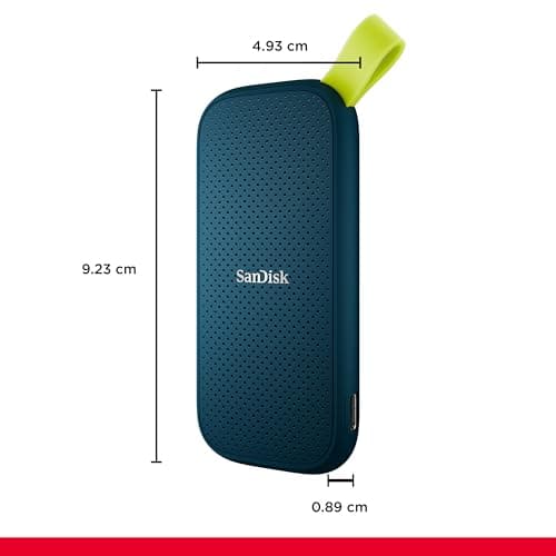 SanDisk Monterey 2TB Portable SSD (External Solid State Drive, Read Speed Up to 800MB/s, Two Meter High Drop Protection, Rubber Notch) - Image 3