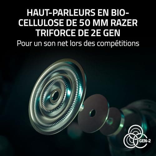Razer BlackShark V3 Pro CS2 - Wireless Headset for esports with Noise Reduction - 50mm Audio Speakers - Detachable Microphone - HyperSpeed 2.4GHz & Bluetooth - PC/Mac | Dragon Lore - Image 7