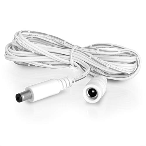 Wicked Chili 2.5m DC Power Extension Cable Compatible with Philips HUE Lightstrip Plus (White and Color Ambiance) V3 and V4 (Purple Packaging) for AC Adapter S020YM2400083, White - Image 5