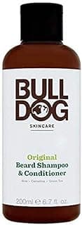Bulldog Bulldog Original 2 en 1 Shampooing et après-shampoing pour barbe pour homme 200 ml Lot de 4