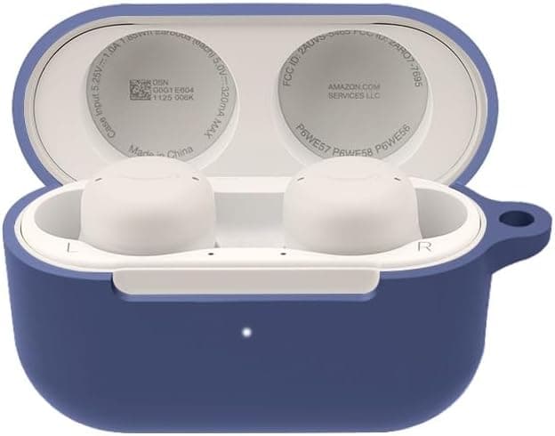 Ecouteurs Bluetooth Étui pour Amazon Echo Buds2, TPU Souple, Protection Intégrale à 360° Étui de Protection pour Amazon Echo Buds2.(Bleu Marine) - Image 1