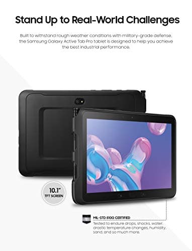 Samsung Galaxy Tab Active Pro WiFi 10.1", 64GB, Black (Refurbished) - Image 3