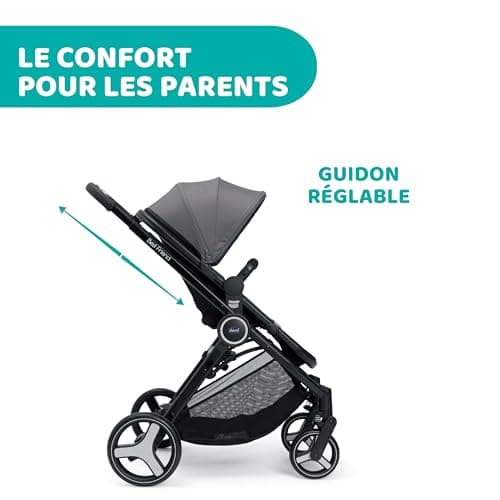 Chicco Trio Best Friend 3-in-1 Modular System with Pushchair, Carrycot and Baby Car Seat 40-80 cm with Compact Folding Closure - Image 8
